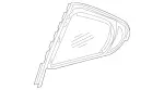 2137300255 - : Window, Fixed for Mercedes-Benz: E300, E350, E43 AMG Image