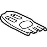 XL1Z16A506AA - Body: Reinforcement Bracket for Ford Image