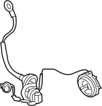 265511CA0A - Electrical: Socket &amp; Wire for INFINITI: FX35, FX37, FX50, QX70 Image