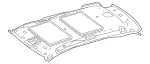 16669005501C56 - Body: Headliner for Mercedes-Benz Image