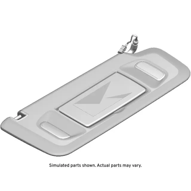 23383976 - : Light Ash Gray Passenger Side Sunshade for GM Image