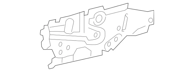 2386306100 - Side Panels: Strut for Mercedes-Benz: E400, E450, E53 AMG Image image
