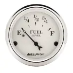 1606 - : GAUGE, FUEL LEVEL, 2 1/16", 240OE TO 33OF, ELEC, OLD TYME WHITE for AutoMeter Image