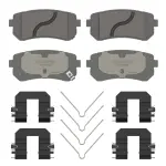 OEX1856 - : OEX Rear Disc Brake Pad Set Premium Ceramic for WAGNER BRAKE Image