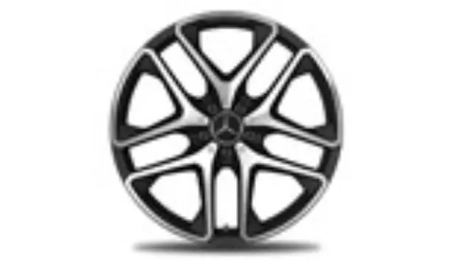25340136007X36 - : 2019 Mercedes-Benz - Wheel AMG 5-Twin-Spoke 50.8 Cm (20 Inch) for Mercedes-Benz: GLC300, GLC350e, GLC43 AMG, GLC63 AMG, GLC63 AMG S Image