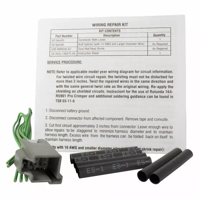 3U2Z14S411NBB - : Wire Assembly for Ford Image