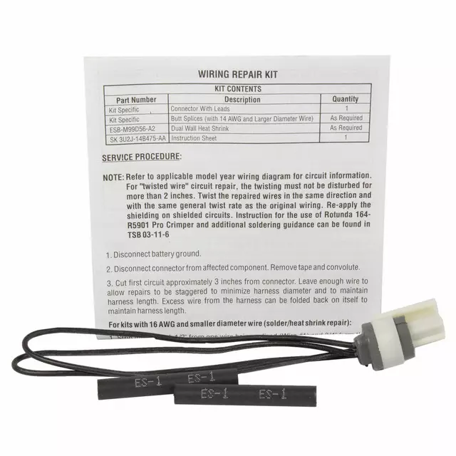 Wire Assembly - Ford (3U2Z-14S411-CUA)