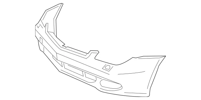 2198850325 - Body: Bumper Cover for Mercedes-Benz Image