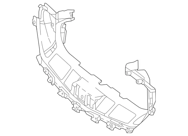 213885110064 - Attachment Parts: Air Duct Segment for Mercedes-Benz: E300, E350, E400, E43 AMG, E450, E53 AMG, E63 AMG S Image image