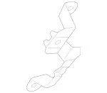 2760901641 - Radiator: Holder for Mercedes-Benz Image