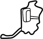 84631AR200 - Body: Lock for Infiniti Image