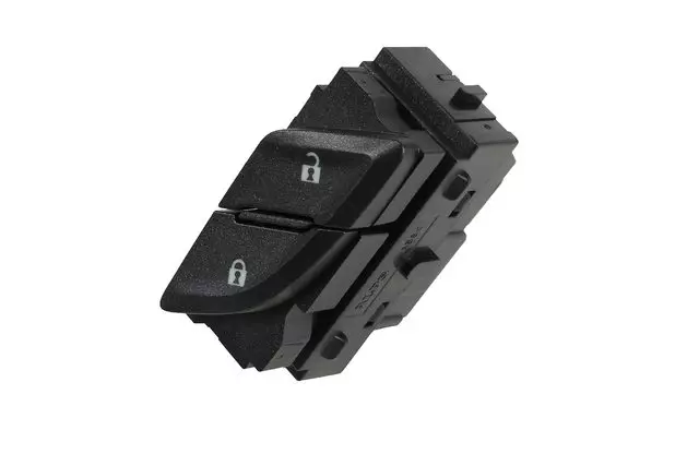 Black Carbon Metallic Driver Side Door Lock Switch - GM (23122513)