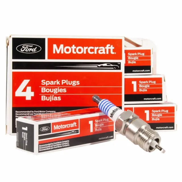 SP435AX - Ignition: Motorcraft™ Spark Plug for Ford: Bronco, E-150 Econoline, E-150 Econoline Club Wagon, E-250 Econoline, E-250 Econoline Club Wagon, F-150, F-250 Image