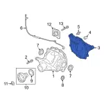 FR3Z4033H - Suspension: Rear Cover for Ford: Mustang Image