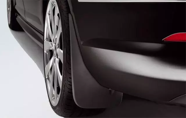 Splash Guards - Black - Rear - Volkswagen (3C8-075-101-A)