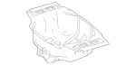 1726101900 - Substructure: Spare Wheel Well for Mercedes-Benz Image