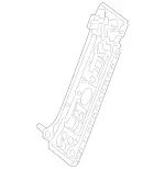 2059201602 - Body: Seat Back Frame for Mercedes-Benz Image