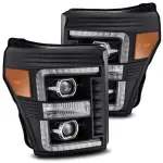 880146 - : LED Projector Headlights Plank Style Design Black for AlphaRex Image