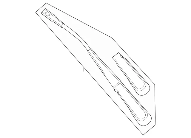 2478201301 - Electrical System: Wiper Arm for Mercedes-Benz: EQB 250+, EQB 300, EQB 350, GLB250, GLB35 AMG Image image
