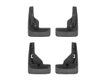 110179120179 - : Black MudFlap No-Drill DigitalFit® MudFlap Kit for WeatherTech Image