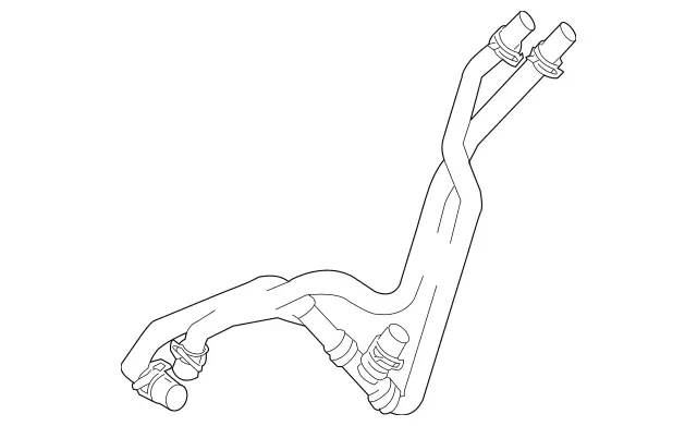 2115000175 - Cooling System: Hose for Mercedes-Benz Image