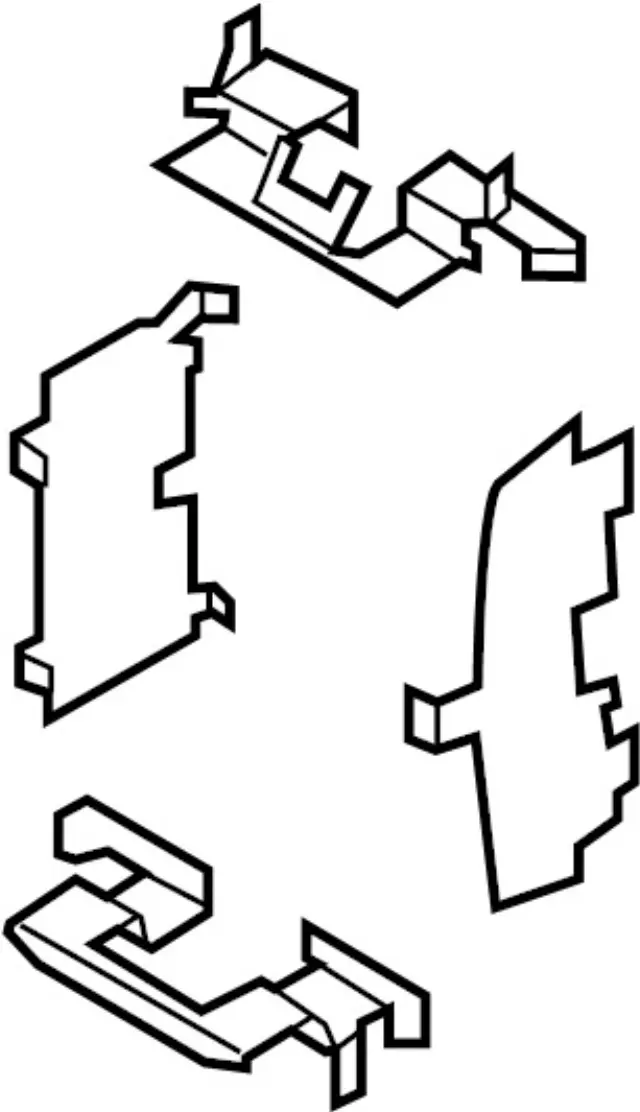 D40801LB0A - Brakes: Hardware Kit for INFINITI: QX56, QX80 Image