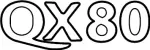 908913ZD5A - : Nameplate for INFINITI: QX80 Image