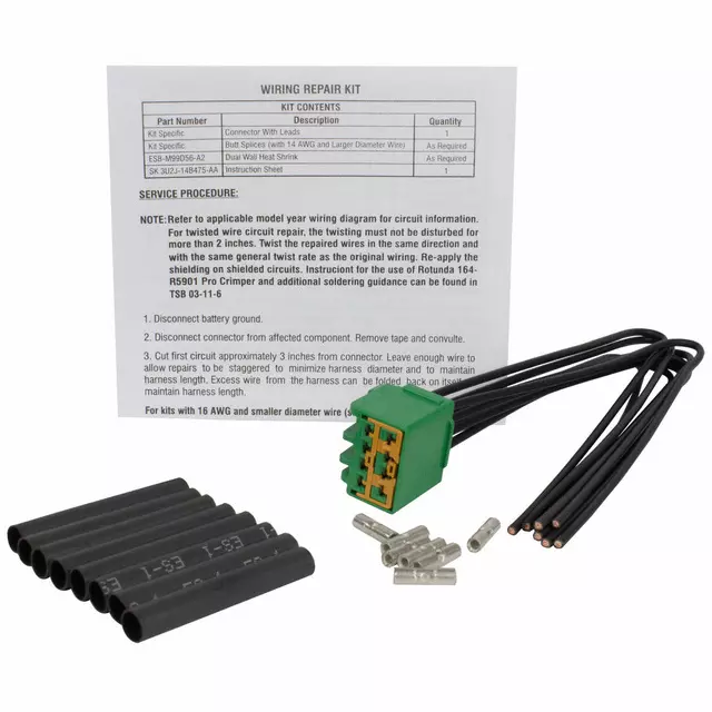 3U2Z14S411RAA - : Wire Assembly for Ford Image
