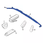 LJ8Z58042D95C - : Head Air Bag for Ford: Mustang Mach-E Image