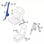 CL3Z15611B08AB - Electrical: Seat Belt Assembly for Ford: F-150 Image