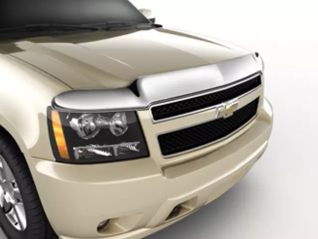 19243803 - Exterior: Hood Protector - Molded - Chrome for Chevrolet: Avalanche, Suburban 1500, Suburban 2500, Tahoe Image
