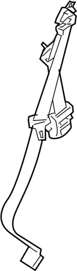 88844ZW08D - : Lap &amp; Shoulder Belt for Infiniti Image