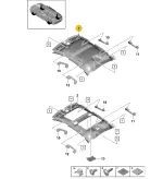971867501FM2W0 - : Roof Trim Black for Porsche Image