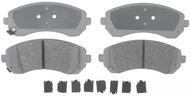 19286128 - : Ceramic Front Disc Brake Pad Set With Hardware for GM Image