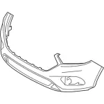 GJ5Z17D957AB - : Bumper Cover for Ford: Escape Image