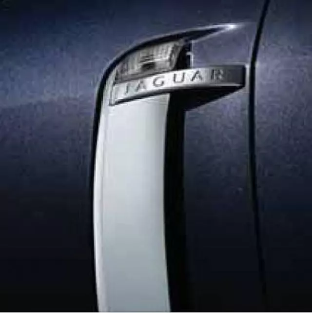 C2P19943 - Exterior: Chrome Power Side Vent - Pair for Jaguar Image