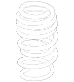 1563210304 - : Helical Spring for Mercedes-Benz Image