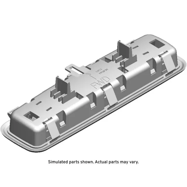 23487170 - : Shale Rear Seat Center Courtesy and Reading Lamp for GM Image