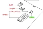8646642030 - : Cover Forward Recog for Toyota Image