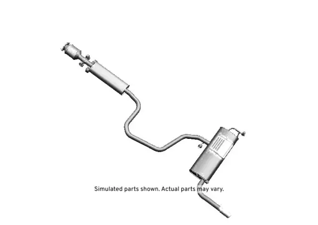 25908494 - Exhaust: Muffler &amp; Pipe for GM Image