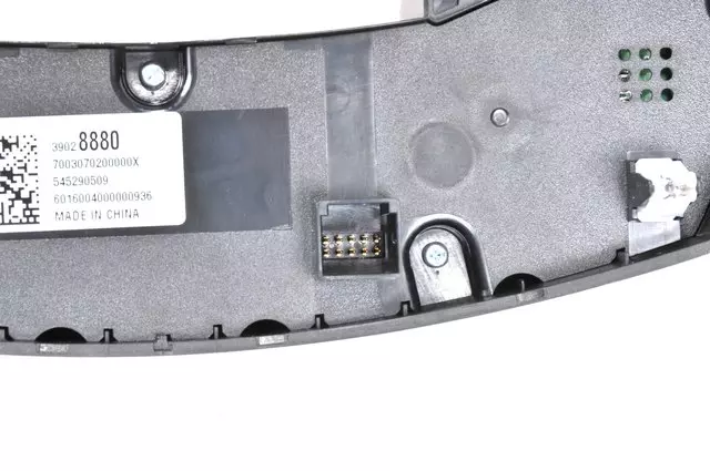 Jet Black Heating and Air Conditioning Control Panel - GM (39028880)