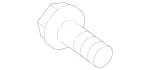 19903011 - : Pan Head Screw for Mercedes-Benz Image