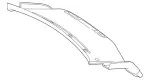 25769083029F08 - Body: Trunk Lid Trim for Mercedes-Benz Image