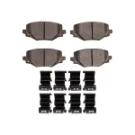 1551244701 - : DFC 5000 Advanced Brake Pads - Semi Metallic and Hardware Kit for DYNAMIC FRICTION Image