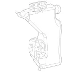 2058690220 - Windshield Washer System, Emergency Equipment: Liquid Reservoir for Mercedes-Benz Image