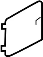 849701MG0A - Body: Hole Cover for Infiniti Image