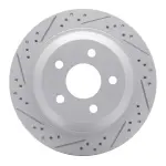 83052013L - : DFC Geoperformance Rotor - Drilled and Slotted for DYNAMIC FRICTION Image
