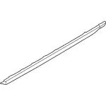 KK3Z6110177BA - : Rear Rocker Molding for Ford: E-Transit, Transit-150, Transit-250, Transit-350, Transit-350 HD Image