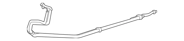 2518303915 - HVAC: Rear AC Line for Mercedes-Benz Image