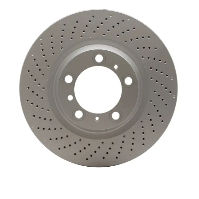 62402047D - Brakes &amp; Brake Parts: DFC GEOSPEC Coated Rotor - Drilled for DYNAMIC FRICTION Image